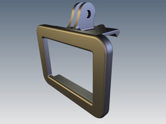 GoPro Hero 2 Camera Naked Mounting Clip - By TechShopJim preview image 1